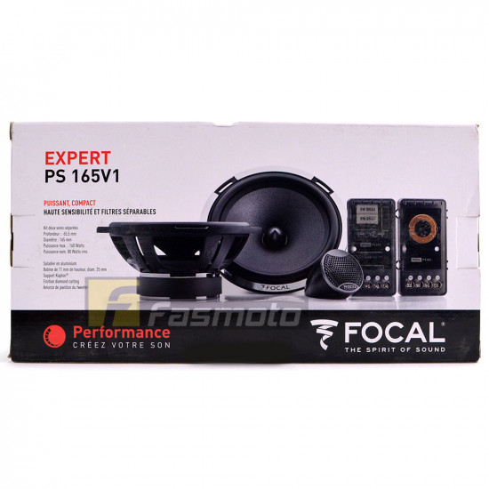 Focal Expert PS-165V1 6.5"(165mm) 2-Way Component Car Speakers 80W RMS PS165V1