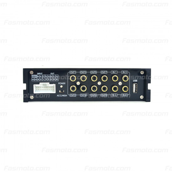 Golden Acoustics A4 4-channel (68W) Bluetooth USB Optical 31-band Car Audio Digital Signal Processor DSP Amplifier