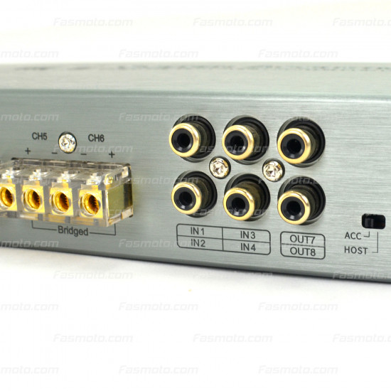 Golden Acoustics JU706 6-channel (70W) Bluetooth USB Car Audio Digital Signal Processor DSP Amplifier