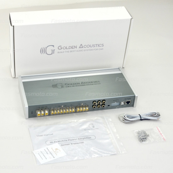 Golden Acoustics JU706 6-channel (70W) Bluetooth USB Car Audio Digital Signal Processor DSP Amplifier Golden Acoustics JU706 6-channel (70W) Bluetooth USB Car Audio Digital Signal Processor DSP Amplifier