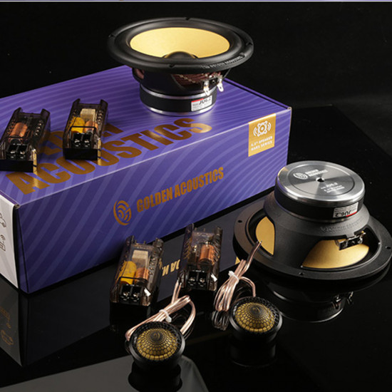 Golden Acoustics Jupiter Series JU6.2 2-Way 6.5" Component Speaker System 75W/150W Golden Acoustics Jupiter Series JU6.2 2-Way 6.5" Component Speaker System 75W/150W