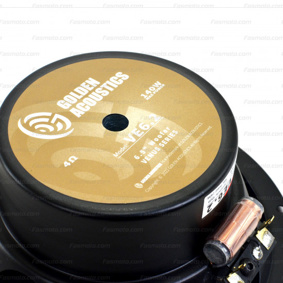 Golden Acoustics VE6.2 2-Way 6.5" Component Speaker System 60W/140W Golden Acoustics VE6.2 2-Way 6.5" Component Speaker System 60W/140W