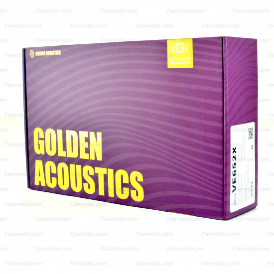 Golden Acoustics VE652X 2-Way 6.5" Coaxial Speaker 60W/140W Golden Acoustics VE652X 2-Way 6.5" Coaxial Speaker 60W/140W