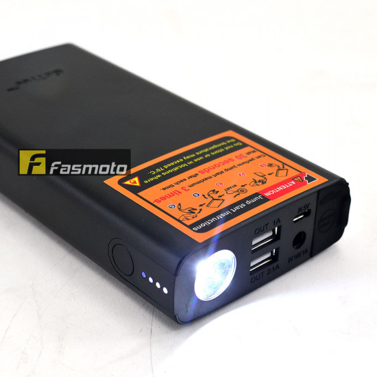 GoTrec P13800B Multi-Function Jump Starter Power Pack 138 13800mAh Powerbank (Black Colour) GoTrec P13800B Multi-Function Jump Starter Power Pack 138 13800mAh Powerbank (Black Colour)