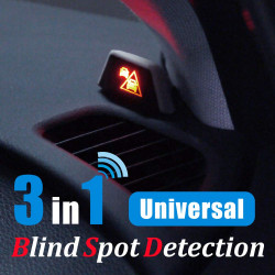 GoTrec BSD 3 in 1 Blind Spot Detection / Lane Change Assist / Rear Cross Traffic Alert