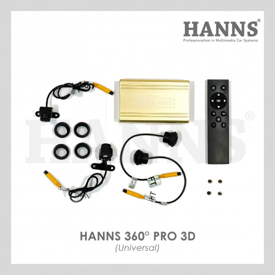 HANNS 360° Pro 3D Universal Surround View Camera System