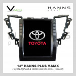 HANNS Plus V-Max 13″ Vertical Screen Android Head Unit (Toyota Alphard & Vellfire (AGH30) 2015~Present)