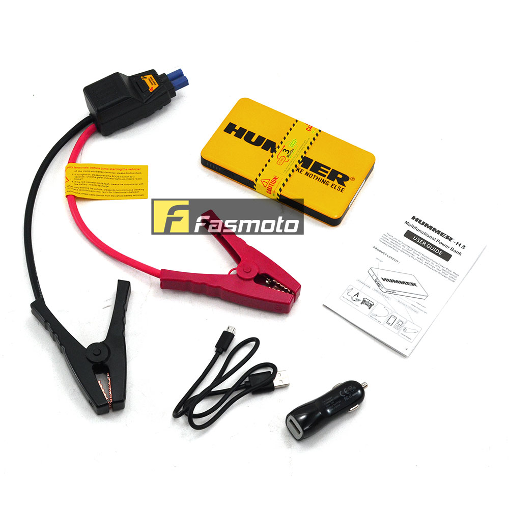 Fit&Fix  Hummer Car Battery Jump Starter & Power Bank, 1500A - H3T