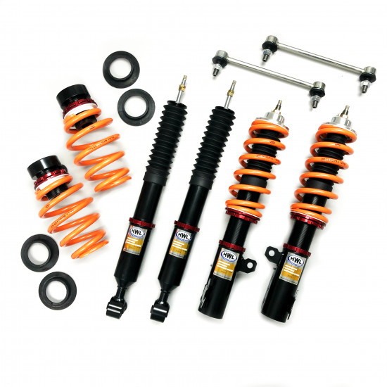 HWL ST1 Series Adjustable Coilovers for Toyota Vios NCP93 (with Link Rod)