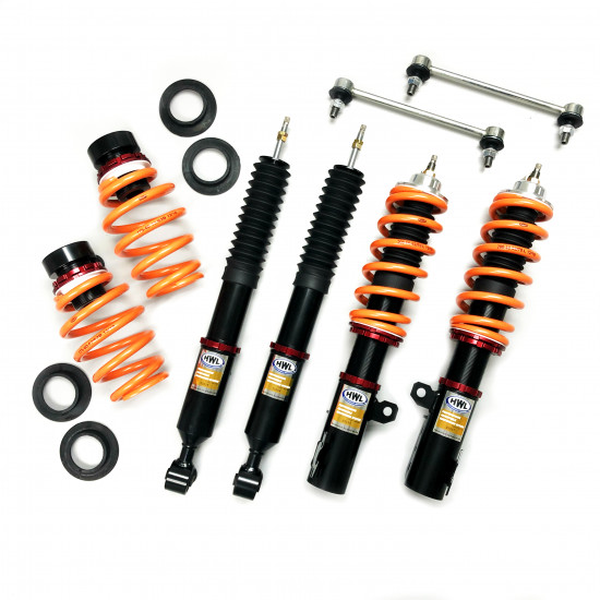 HWL ST1 Series Adjustable Coilovers for Toyota Vios NCP93 (with Link Rod) HWL ST1 Series Adjustable Coilovers for Toyota Vios NCP93 (with Link Rod)