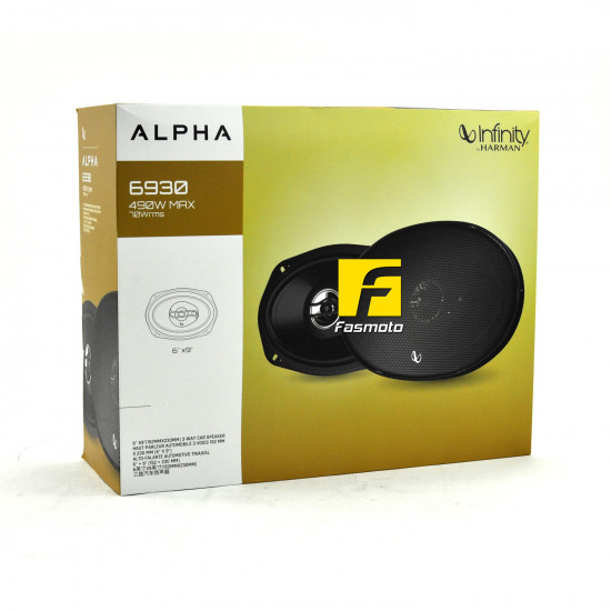 INFINITY Alpha 6930 6-inch 3-Way Speakers 70W RMS, 490W Peak INFINITY Alpha 6930 6-inch 3-Way Speakers 70W RMS, 490W Peak
