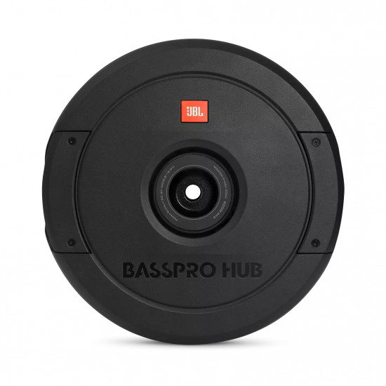 JBL BASSPRO HUB 11" (279mm) Spare Tire Subwoofer with built-in 200W RMS Amplifier with Remote Control