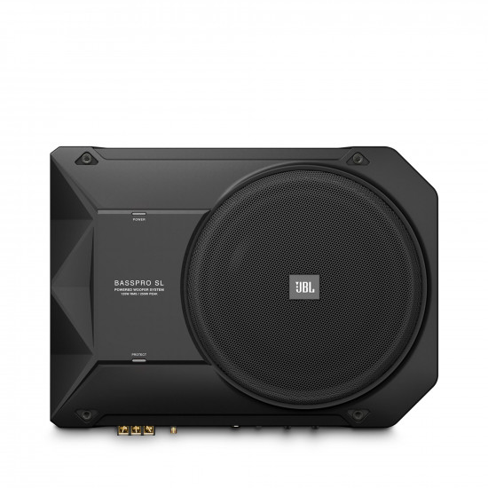 JBL BassPro SL2 Active Class D Under Seat Subwoofer 125W with Bass Remote Control