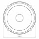 JBL Club 6500c 6.5" 2-Way Component Speaker System 60W/180W 3 ohm Plus One Woofer Cone JBL Club 6500c 6.5" 2-Way Component Speaker System 60W/180W 3 ohm Plus One Woofer Cone