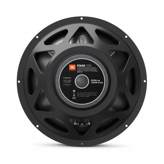 JBL STAGE 1210 12" Single Voice Coil Subwoofer 250W RMS at 4 ohm JBL STAGE 1210 12" Single Voice Coil Subwoofer 250W RMS at 4 ohm