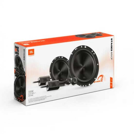 JBL STAGE2 65CF 6.5 inch 2-way Component Speaker System 90W RMS/720W Peak (Grille Not Included)