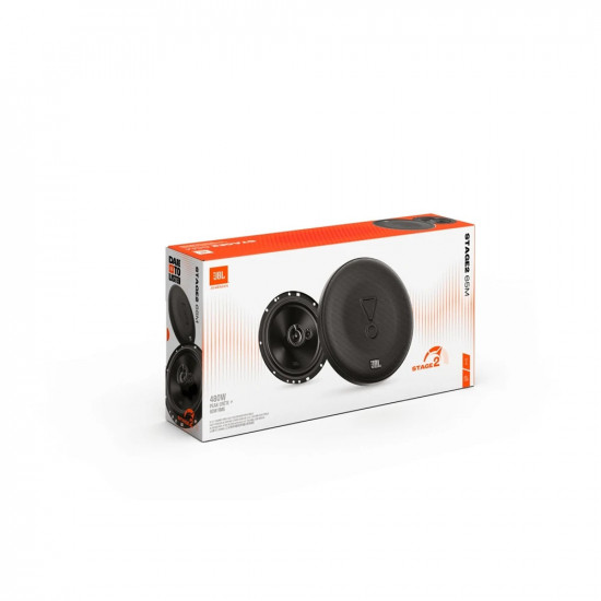 JBL STAGE2 65M 6.5 inch 3-way Coaxial Car Speakers 60W/240W (Grille Not Included)