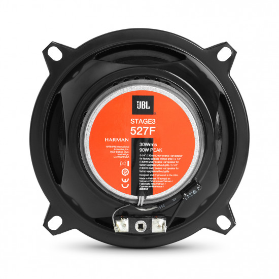 JBL STAGE3 527F 5.25 inch 2-way Coaxial Speakers 40W/200W (No Grille) JBL STAGE3 527F 5.25 inch 2-way Coaxial Speakers 40W/200W (No Grille)