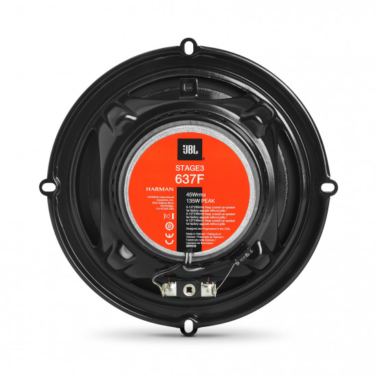 JBL STAGE3 637F 6.5 inch 3-way Coaxial Speakers 45W/225W (No Grille) JBL STAGE3 637F 6.5 inch 3-way Coaxial Speakers 45W/225W (No Grille)