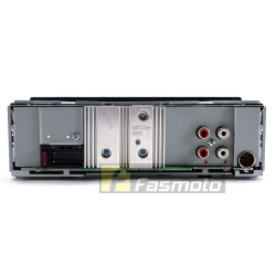 JVC KD-X252 Single DIN USB Aux FM AM Radio Digital Media Car Stereo (No CD)