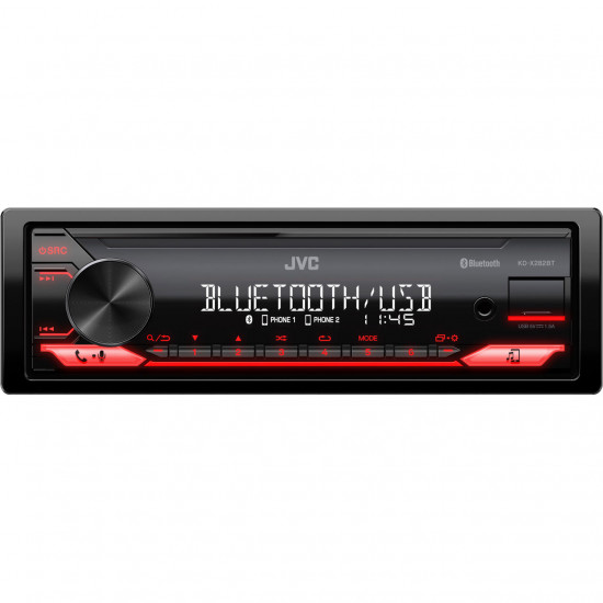 JVC KD-X282BT Spotify Bluetooth USB AUX Input Digital Media Receiver (No CD)