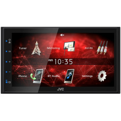 JVC KW-M150BT Digital Media Receiver with 6.8-inch Capacitive Monitor and Built-In Bluetooth(R) Wireless Technology (Does not play DVD/CD)