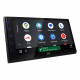 JVC KW-M590BT Apple CarPlay Android Auto Digital Media Receiver 6.8" Capacitive Touch Control Monitor Bluetooth Spotify USB Mirroring Receiver (Does Not Play DVD/CD)