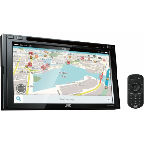 JVC KW-V640BT 6.8" WebLink Spotify Bluetooth DVD Double DIN AV Radio Receiver JVC KW-V640BT 6.8" WebLink Spotify Bluetooth DVD Double DIN AV Radio Receiver