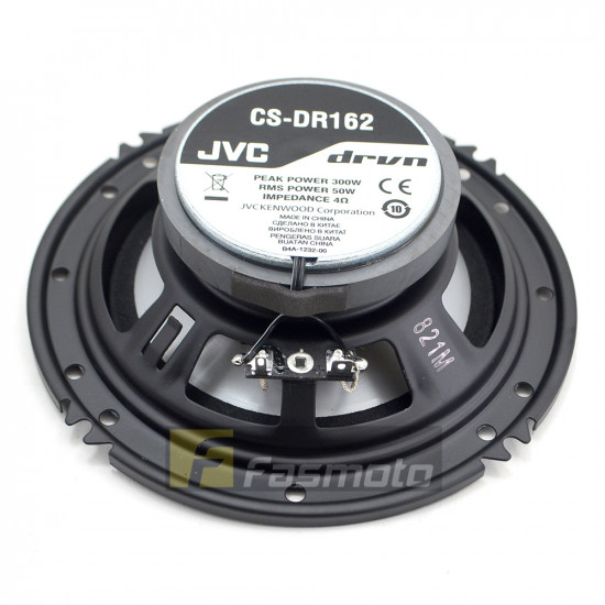 JVC CS-DR162 Drvn Series 6.5 inch 2 way Coaxial Speakers 50W RMS