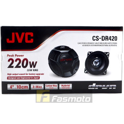 JVC CS-DR420 DR Series 4 inch 2 way Car Speakers 35W RMS