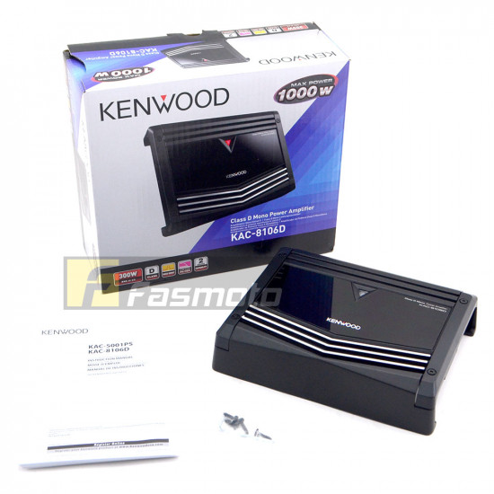 KENWOOD KAC-8106D Class D Mono Amplifier 300W x 1 (4ohms) KENWOOD KAC-8106D Class D Mono Amplifier 300W x 1 (4ohms)
