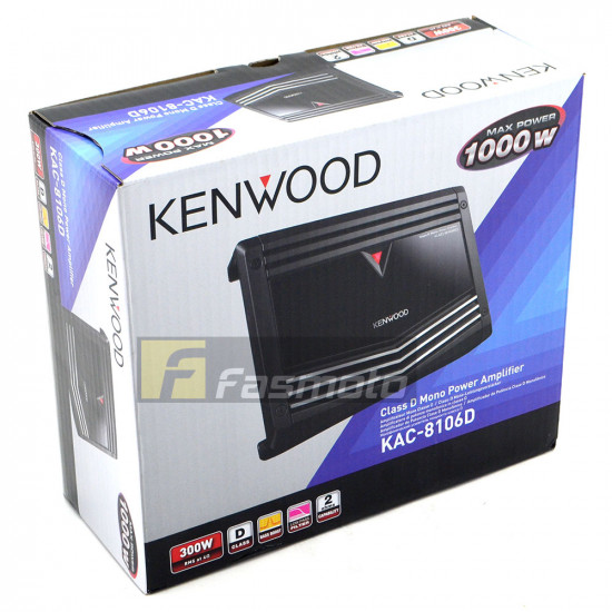 KENWOOD KAC-8106D Class D Mono Amplifier 300W x 1 (4ohms)