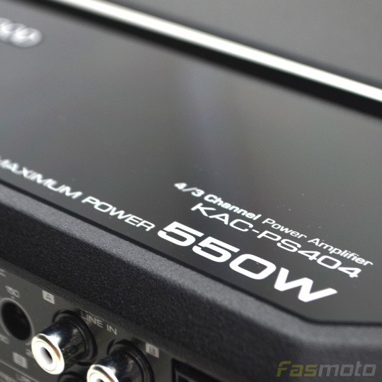 KENWOOD KAC-PS404 4/3/2 Channel Amplifier 40W x 4 (4ohms) KENWOOD KAC-PS404 4/3/2 Channel Amplifier 40W x 4 (4ohms)