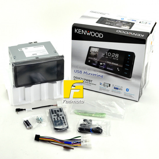 Kenwood DDX719WBT 6.95" Capacitive Touch Screen USB Mirroring Spotify Bluetooth DVD 200mm Receiver