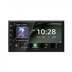 Kenwood DMX5023S 6.8" Capacitive Digital Media Receiver with Apple CarPlay, Android Auto, USB Mirroring, Bluetooth