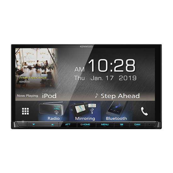 Kenwood DMX7019BT 6.95" Capacitive Touch Screen USB Mirroring Spotify Bluetooth 2-DIN Receiver (Does Not Play CD/DVD)