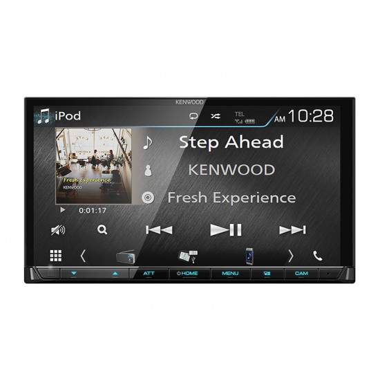 Kenwood DMX7019BT 6.95" Capacitive Touch Screen USB Mirroring Spotify Bluetooth 2-DIN Receiver (Does Not Play CD/DVD)