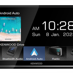 Kenwood DMX7022S 6.8" Capacitive Touch Digital Media Receiver with Apple CarPlay, Android Auto, USB Mirroring, Bluetooth