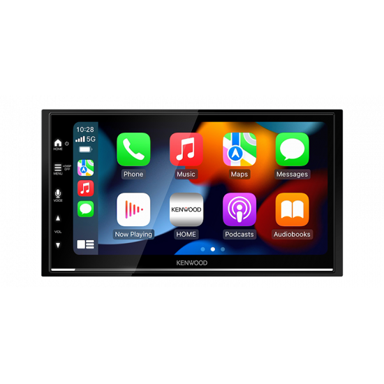 Kenwood DMX7022S 6.8" Capacitive Touch Digital Media Receiver with Apple CarPlay, Android Auto, USB Mirroring, Bluetooth Kenwood DMX7022S 6.8" Capacitive Touch Digital Media Receiver with Apple CarPlay, Android Auto, USB Mirroring, Bluetooth