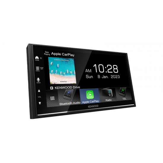 Kenwood DMX7022S 6.8" Capacitive Touch Digital Media Receiver with Apple CarPlay, Android Auto, USB Mirroring, Bluetooth Kenwood DMX7022S 6.8" Capacitive Touch Digital Media Receiver with Apple CarPlay, Android Auto, USB Mirroring, Bluetooth