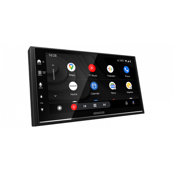 Kenwood DMX7022S 6.8" Capacitive Touch Digital Media Receiver with Apple CarPlay, Android Auto, USB Mirroring, Bluetooth Kenwood DMX7022S 6.8" Capacitive Touch Digital Media Receiver with Apple CarPlay, Android Auto, USB Mirroring, Bluetooth