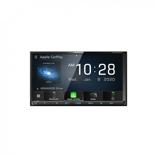 Kenwood DMX8020S 7-inch 2-DIN Apple CarPlay Android Auto Bluetooth USB Spotify Media Receiver (No CD/DVD)