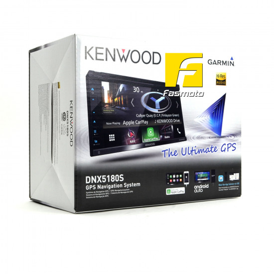 KENWOOD DNX5180s 6.8 inch Apple CarPlay Android Auto Built-in Bluetooth Double DIN AV Garmin Navigation