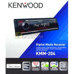 KENWOOD KMM-204 Single DIN USB Digital Media Receiver (Does Not Play CD)