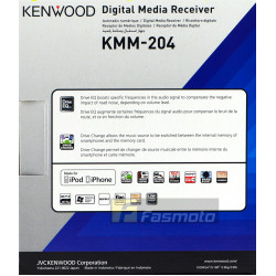 KENWOOD KMM-204 Single DIN USB Digital Media Receiver (Does Not Play CD)