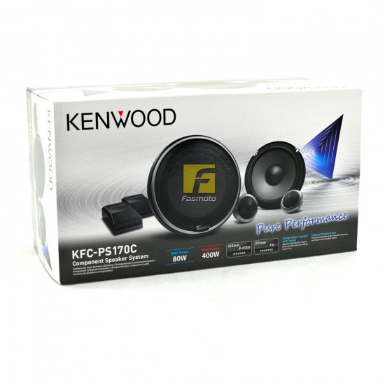 Kenwood KFC-PS170C 6.5" 80W/400W Swivel Tweeter Component Speaker Kenwood KFC-PS170C 6.5" 80W/400W Swivel Tweeter Component Speaker