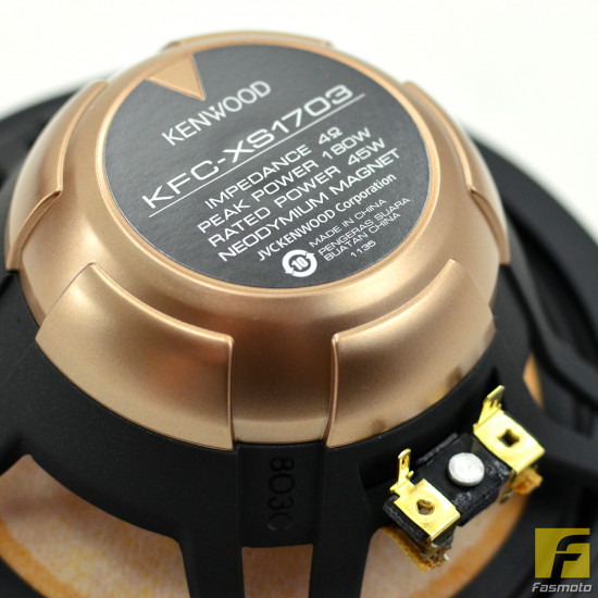 KENWOOD KFC-XS1703 Hi-Resolution Audio Certified 17cm Component Car Speakers KENWOOD KFC-XS1703 Hi-Resolution Audio Certified 17cm Component Car Speakers