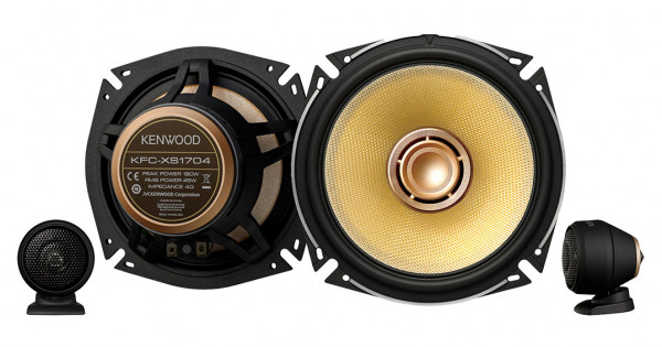 Genuine KENWOOD KFC-XS1704 Hi-Resolution Audio Certified 17cm