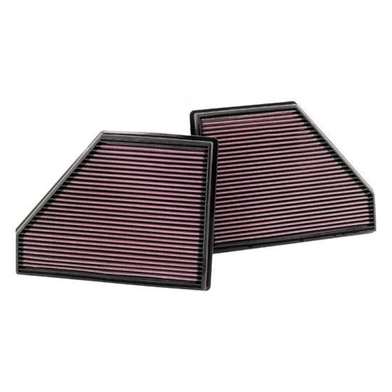 K&N Air Filter for BMW X5 4.8L-V8; 2007-2010 (2 PER BOX) (33-2407) K&N Air Filter for BMW X5 4.8L-V8; 2007-2010 (2 PER BOX) (33-2407)