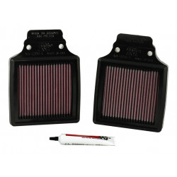 K&N Air Filter for KAWASAKI ZX12R NINJA 00-06 (2 PER BOX) (KA-1299-1)
